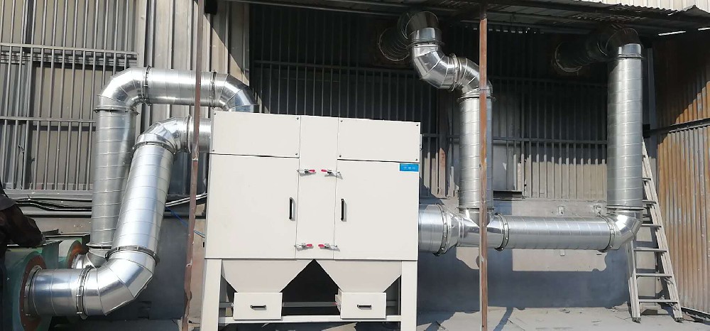 大型除塵系統(tǒng)配套鈑金加工車(chē)間多工位除塵